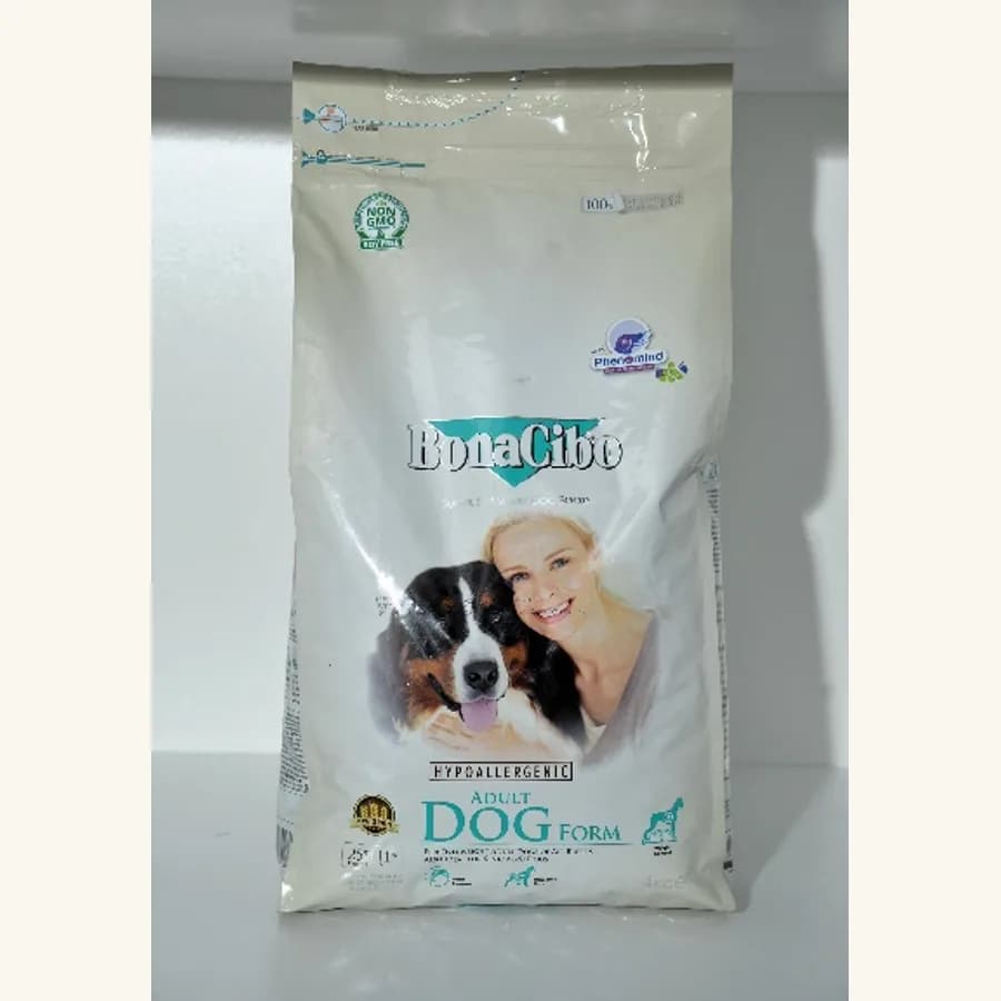 Product photo: BONACIBO ADULT DOG chicken 4KG