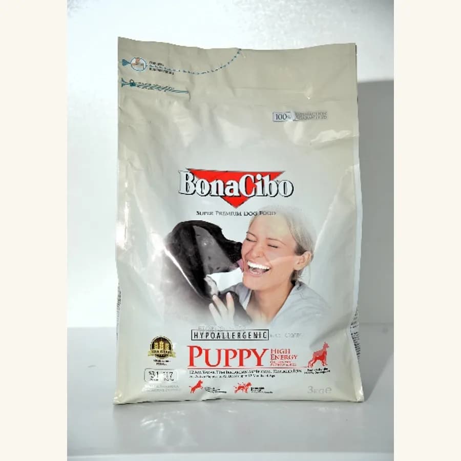 Product photo: BONACIBO PUPPY chicken HIGH ENERGY 3KG