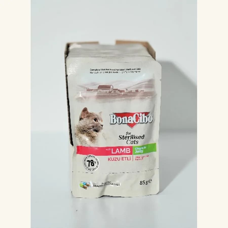 Fotografija proizvoda: JANJETINA ZA STERILISANE MAČKE 85G