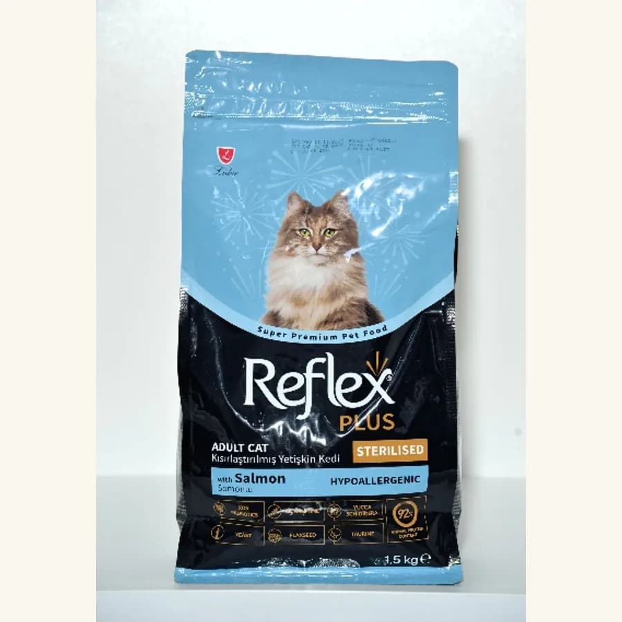Fotografija proizvoda: REFLEX GRANULE ZA STERILISANE MAČKE RIBA 1.5KG