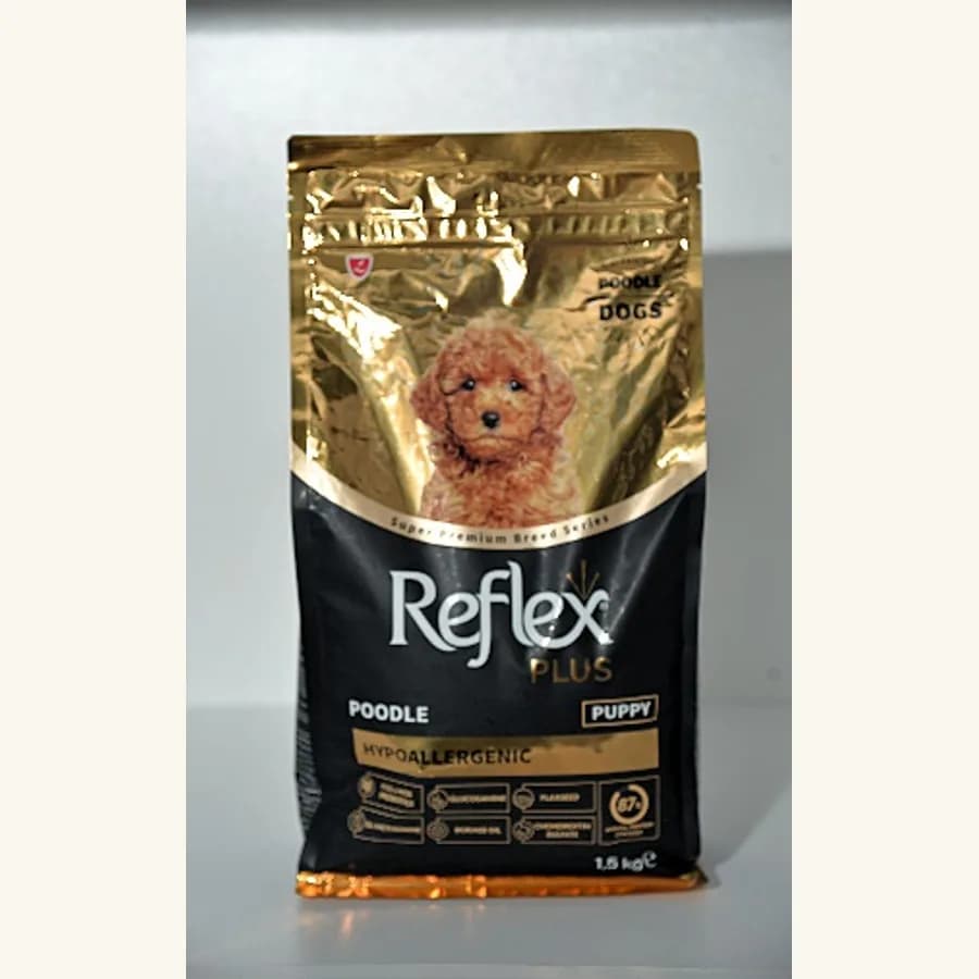 Product photo: REFLEX PLUS for puppies Poodle chicken 1,5KG